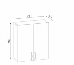 Meuble de salle de bain DesignDoor fermé sur fond noir pour un contraste élégant - LeBoMeuble