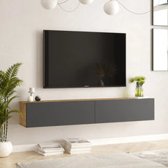 Meuble TV ECLYPSE flottant - Intérieur moderne minimaliste