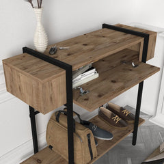 Console ANDORRE avec placard fermé et déco minimaliste – ambiance scandinave et industrielle