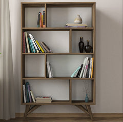 BiblioNordique étagère élégante 90x145 design nordique pour salon moderne
