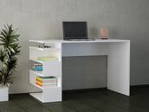 Blanc-Bureau Design Blanc Optiméo avec Rangements Intégrés