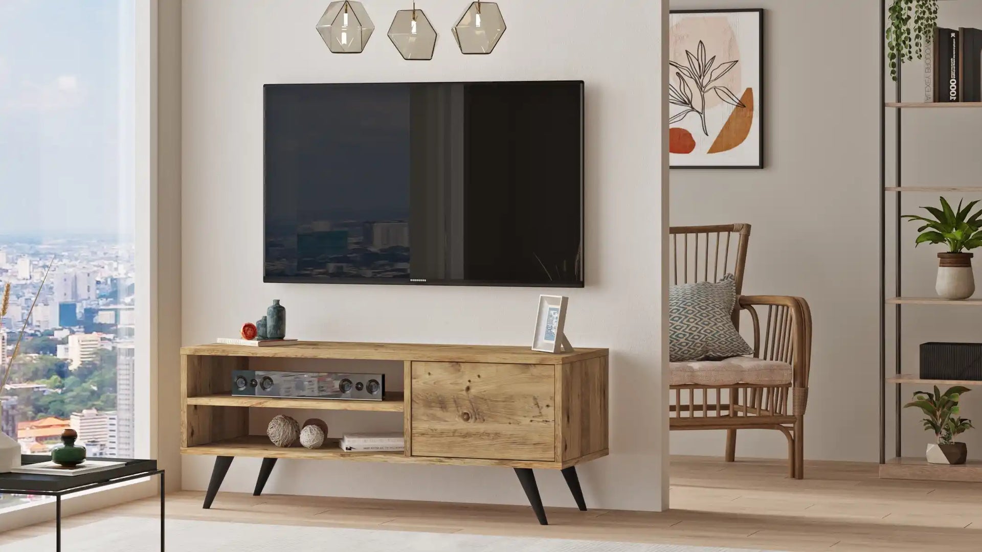 Meubles TV design, modernes et avec rangement pour le salon