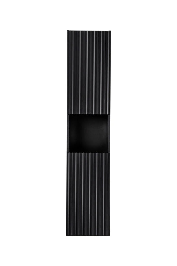 Colonne de salle de bain suspendue 140 cm Nova noir
