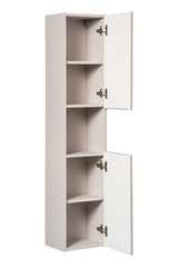 Colonne de salle de bain suspendue 140 cm Nova cachemire