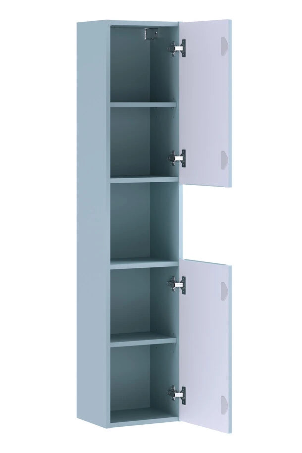 Colonne de salle de bain suspendue 140 cm Nova bleu sky