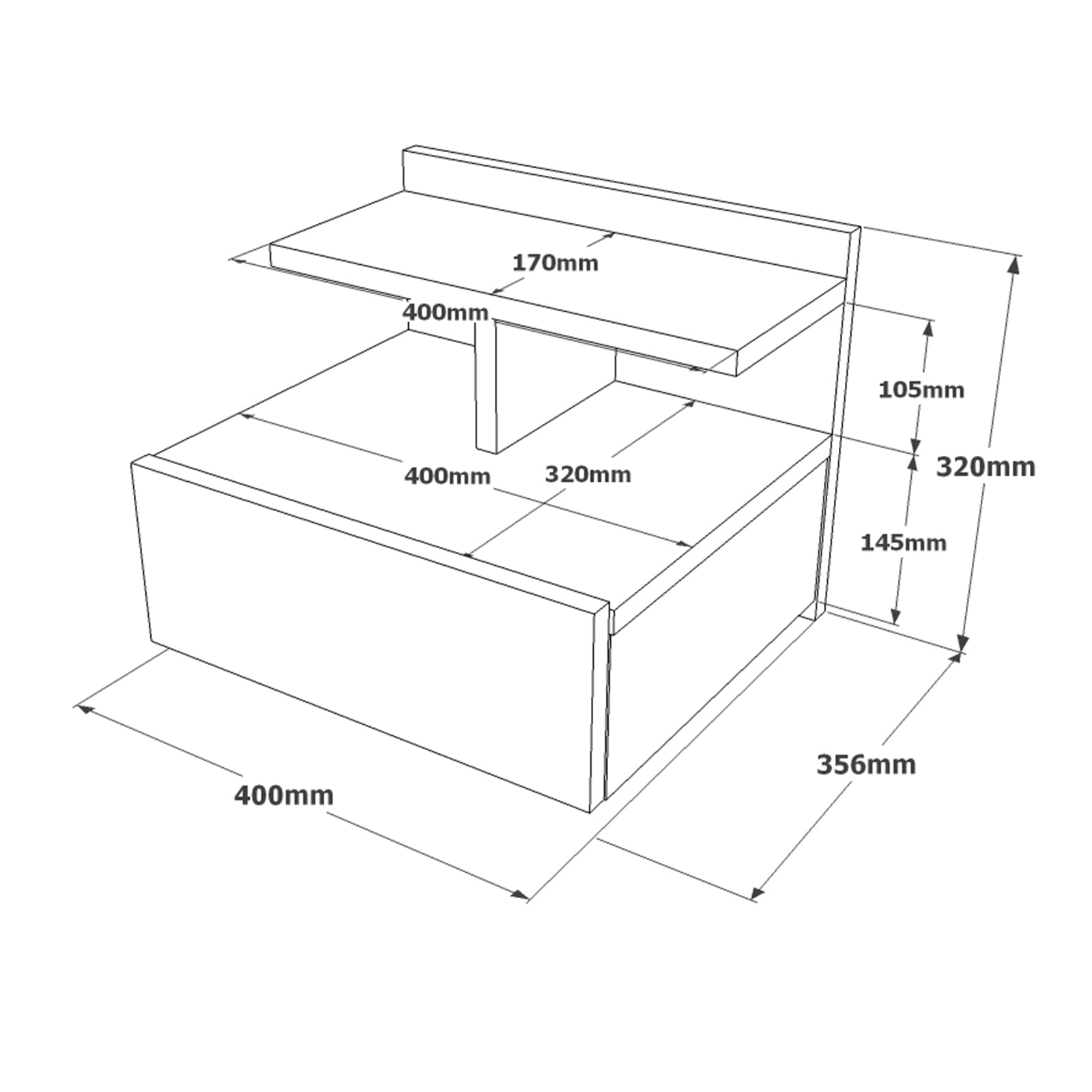 bois clair-table-de-chevet-ENIGMA-LEBOMEUBLE-avec-espace-de-rangement-et-design-moderne