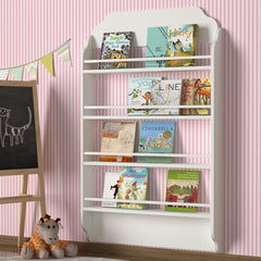 Bibliothèque pour enfants style Montessori avec sélection de livres et jouets