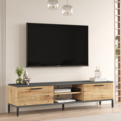 Meuble télévision NOVA 160cm avec finition bois naturel